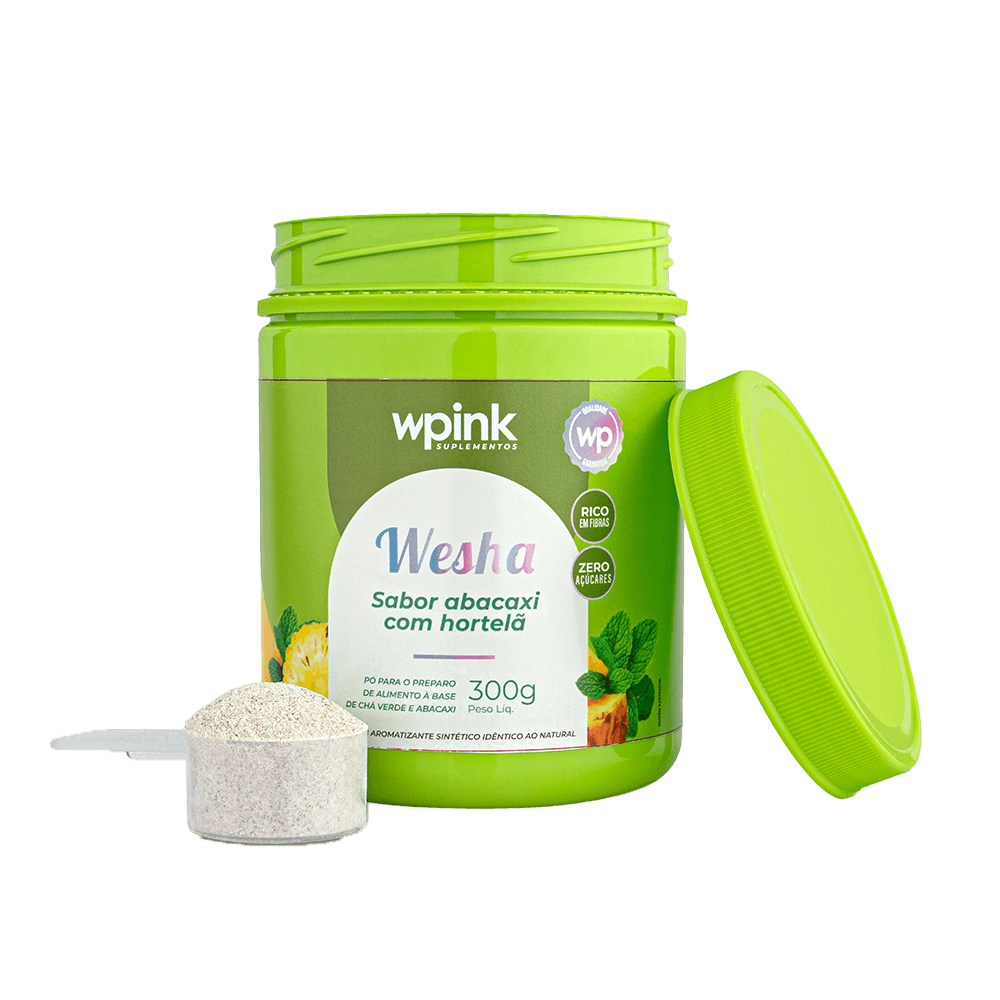 wesha chá verde e abacaxi - 300g - wp