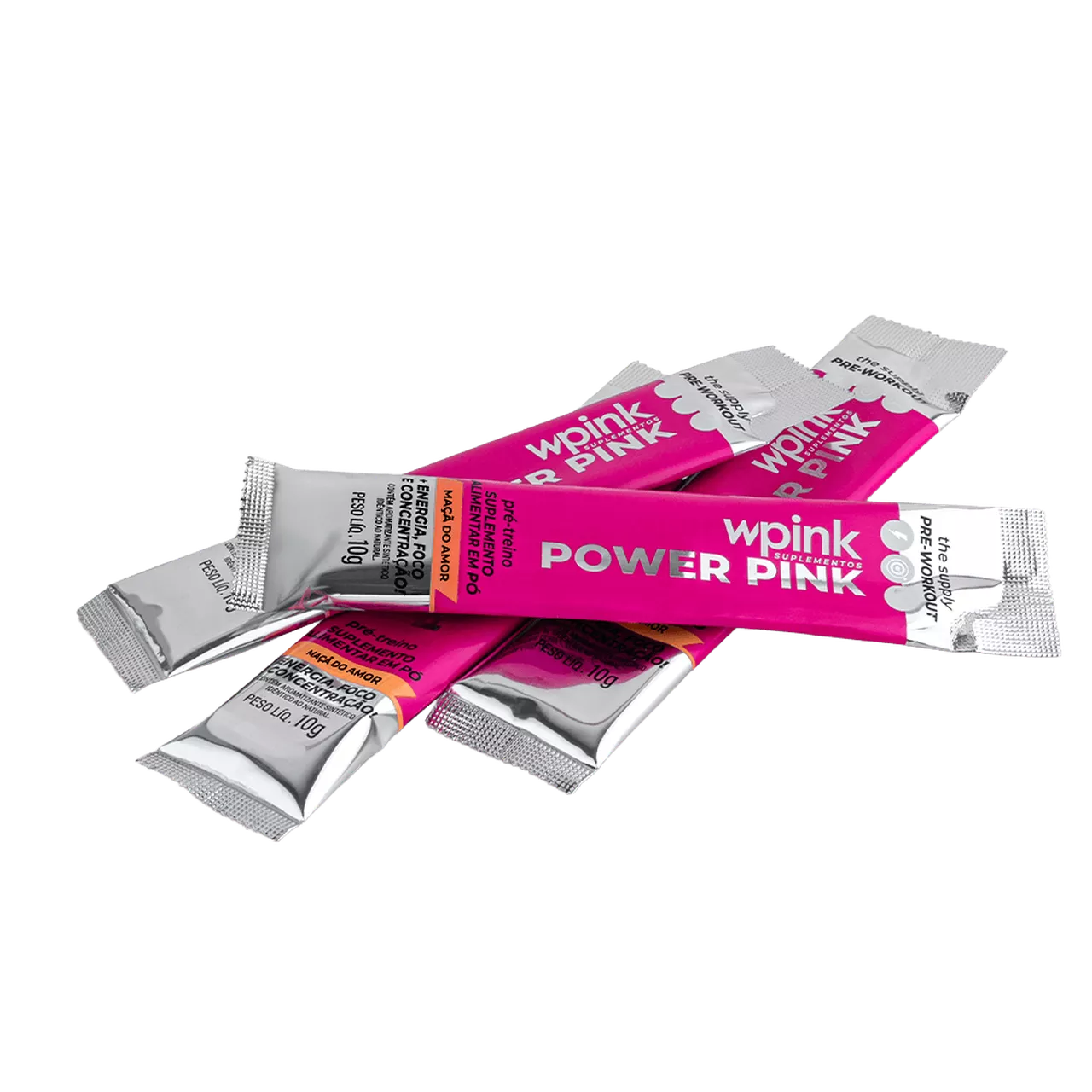 power pink de maçã do amor - pré-treino - 300g - wp